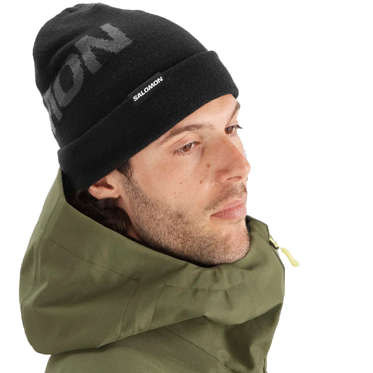 Caciula Salomon HERMITAGE BEANIE One size Negru photo 2