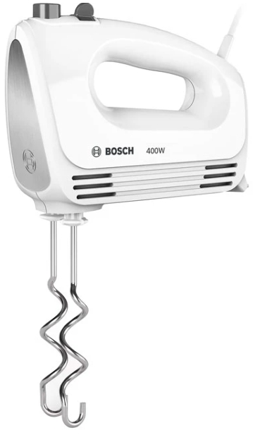 Миксер Ручной Bosch MFQ22100 / 4 скоростей / Белый photo 3