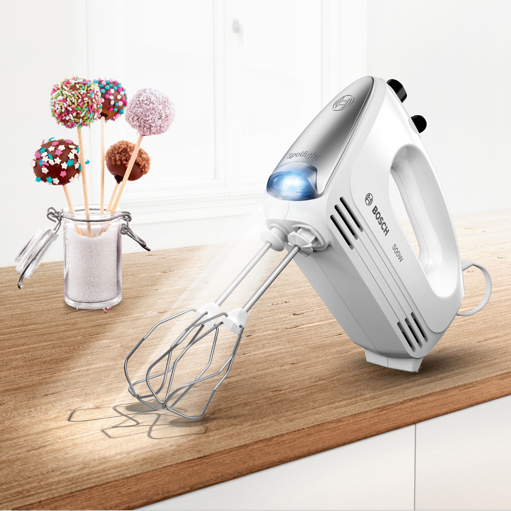 Миксер Ручной Bosch MFQ25200 / 4 скоростей / Белый photo 9