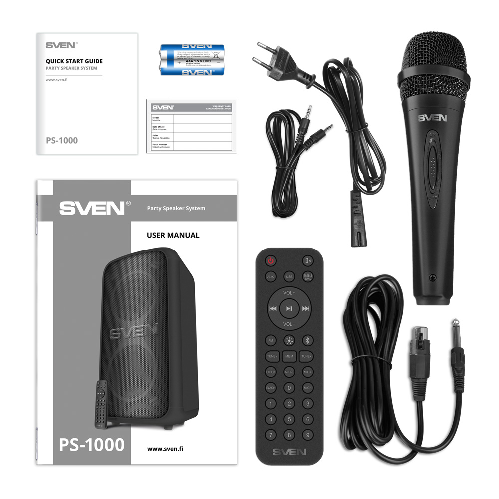 Boxa pentru Party Sven  PS 1000 Black photo 4