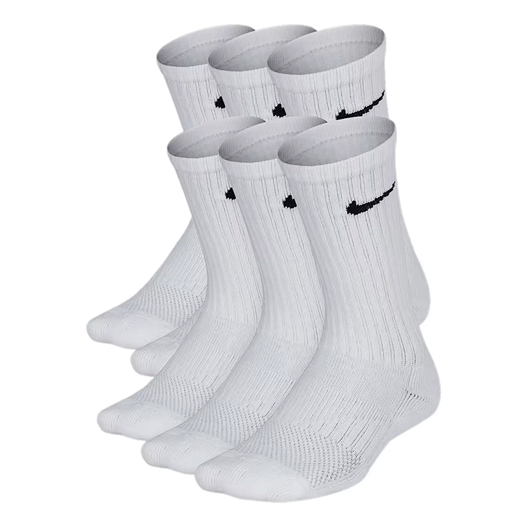 Носки  Nike Y NK EVERYDY CUSH CREW 6PR 108/SX6910-100/Белый photo 1