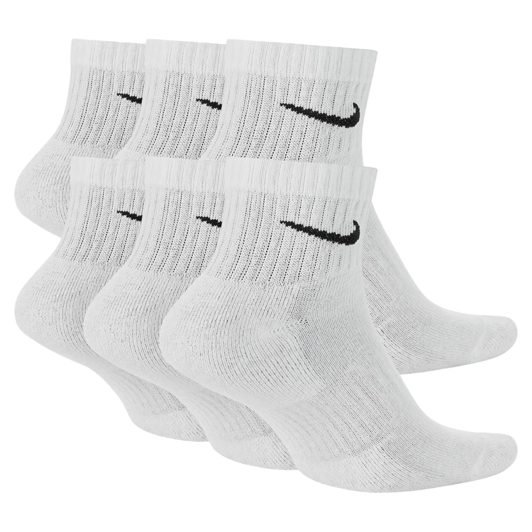 Носки Унисекс Nike U NK EVERYDAY CUSH ANKL 6PR-BD L Белый photo 2