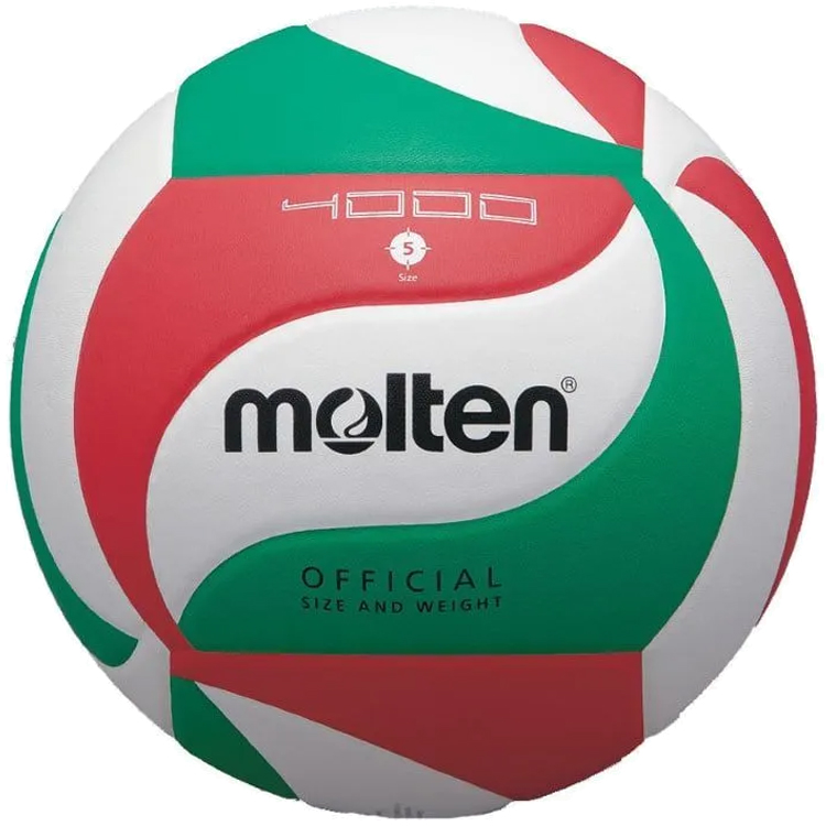 Minge voley Molten V5M4000 / Marimea 5 / Alb-verde-rosu photo 2