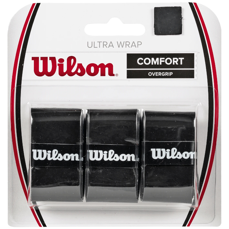 Banda p/u racheta Wilson Ultra Wrap Overgrip 3 Pack WRZ403000 Negru photo 1 Banda p/u racheta Wilson Ultra Wrap Overgrip 3 Pack WRZ403000 Negru photo 1