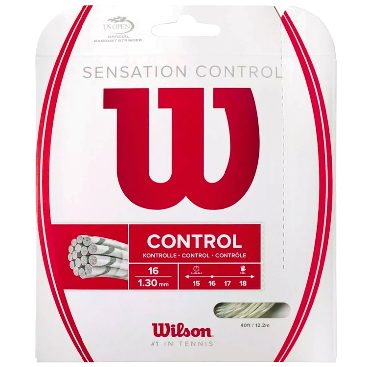 Racordaj tenis Wilson SENSATION CONTROL WRZ941200 Alb photo 1 Racordaj tenis Wilson SENSATION CONTROL WRZ941200 Alb photo 1