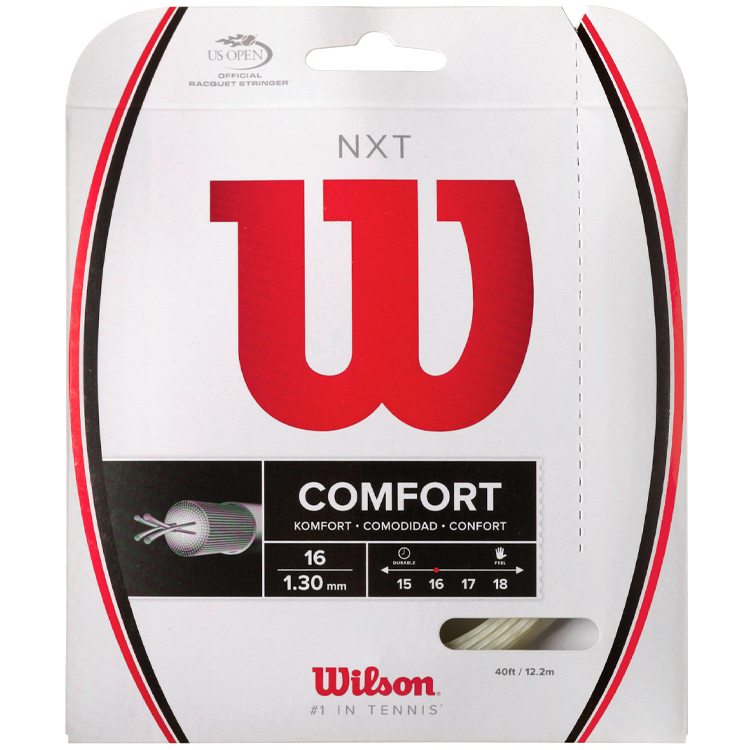 Racordaj tenis Wilson NXT 16 WRZ942700 Alb photo 1 Racordaj tenis Wilson NXT 16 WRZ942700 Alb photo 1