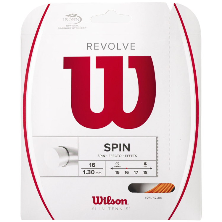 Racordaj Wilson Revolve 16 Tennis String WRZ946200 Oranj photo 1