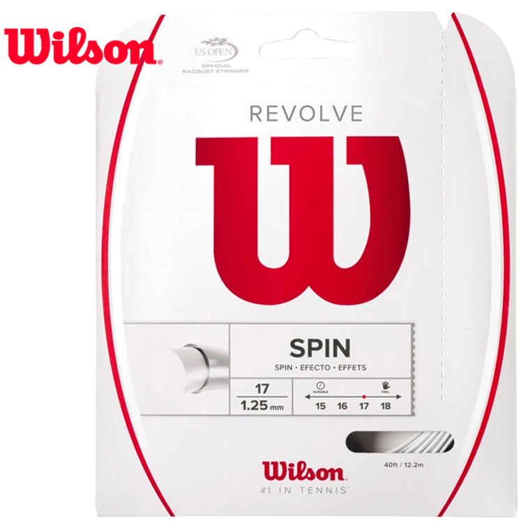 Racordaj tenis Wilson REVOLVE 17 WRZ946600 Alb photo 1