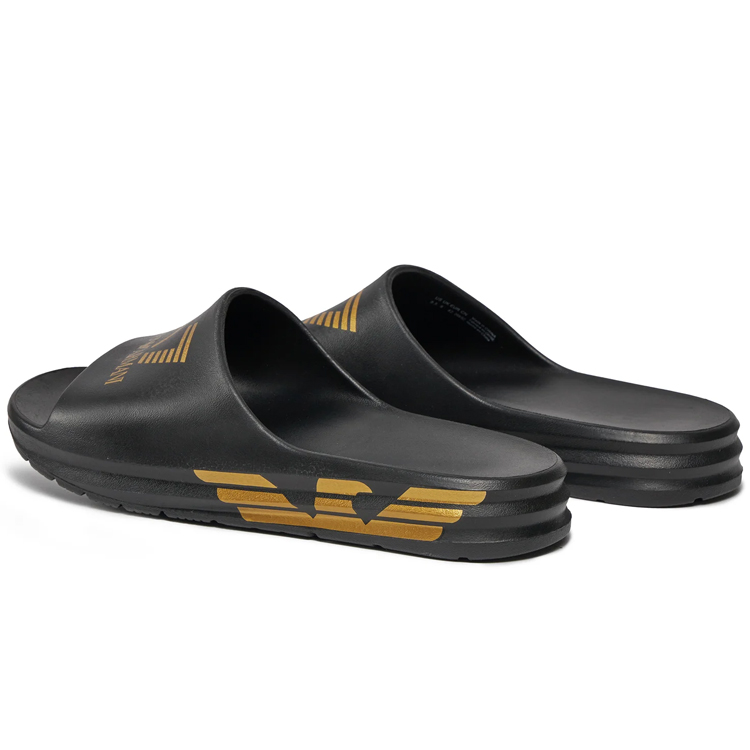Slapi EA7 EMPORIO ARMANI WATER SPORTS CRUSHER pt Barbati / 39 / Negru photo 2