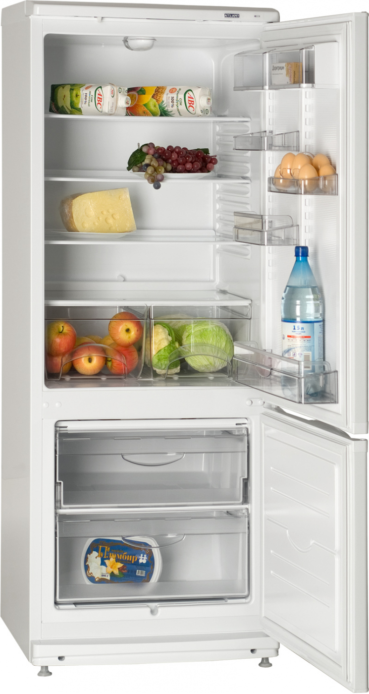 Frigider cu doua usi Atlant XM-4009-100 / 264 l / 157 cm / A / Alb photo 2