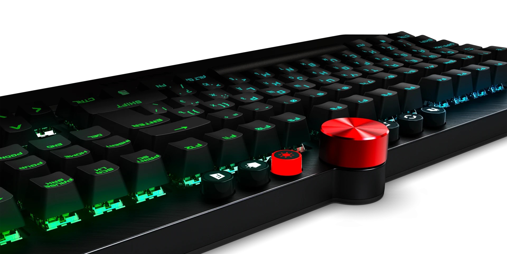 AOC AGK700-RED RGB Mechanical Gaming Keyboard (RU), Mechanical keys (CHERRY MX Red key switch), Backlight (RGB), 100% anti-ghosting, USB Hub: 1 x USB, Ultra-portable design, Solid-aluminium frame, Magnetic Leather Wrist Rest, USB photo 5