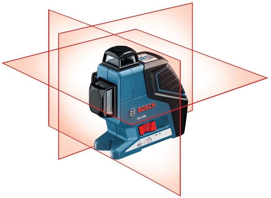 Лазерный линейный нивелир Bosch GLL 3-80 P+ BS 150, 0601063301 photo 2