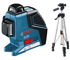 Лазерный линейный нивелир Bosch GLL 3-80 P+ BS 150, 0601063301 thumbnav 1