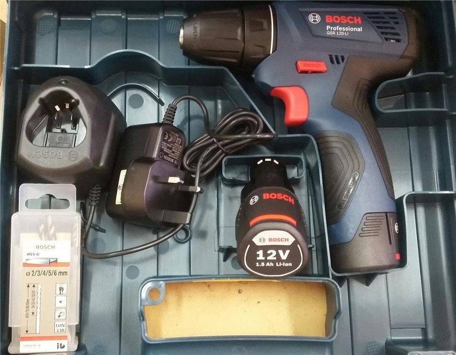 Аккумуляторный шуруповерт с литий-ионным аккумулятором Bosch GSR 120-LI (06019F7001) photo 2