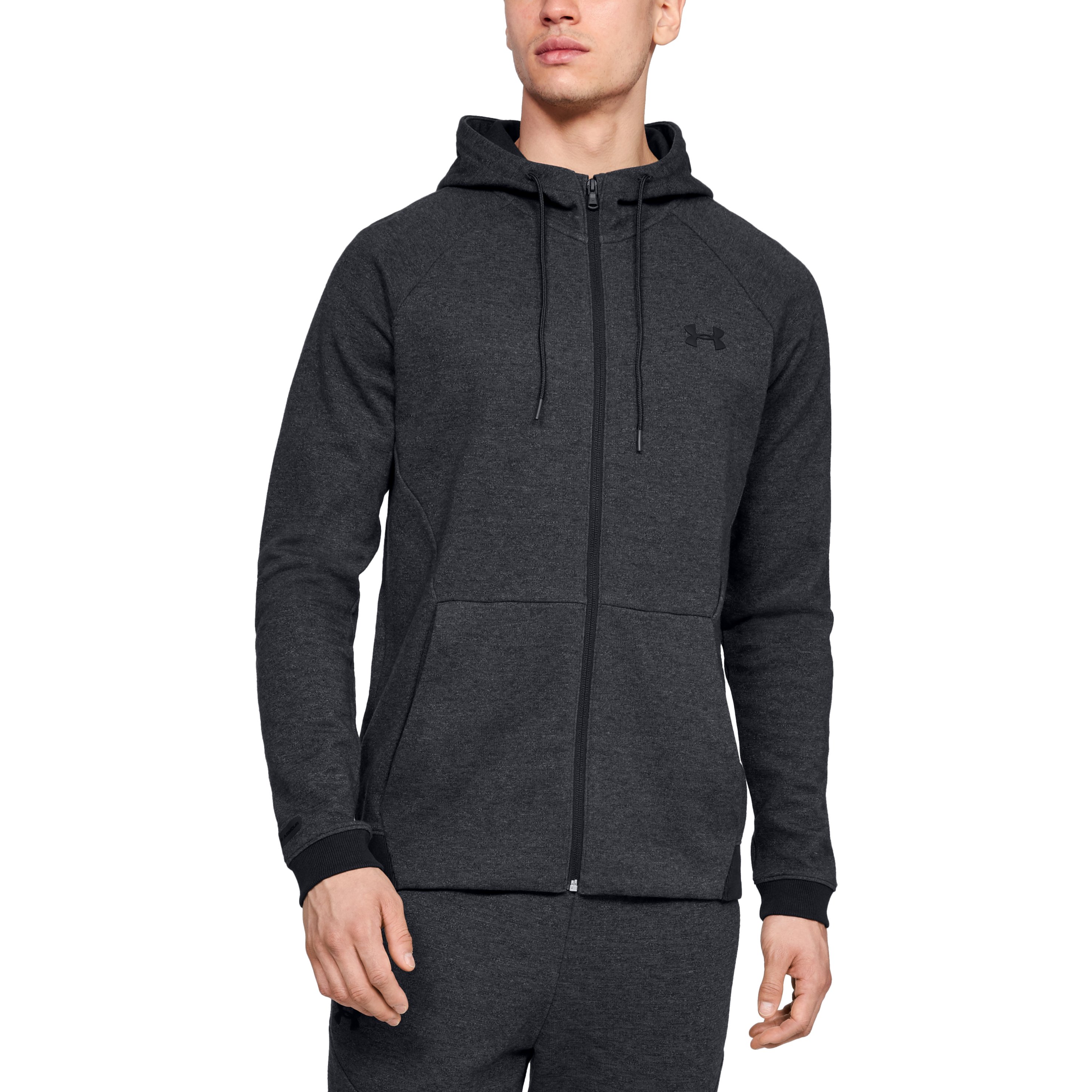 Hanorac pt bărbați Under Armour UNSTOPPABLE 2X KNIT FZ SM Negru photo 3