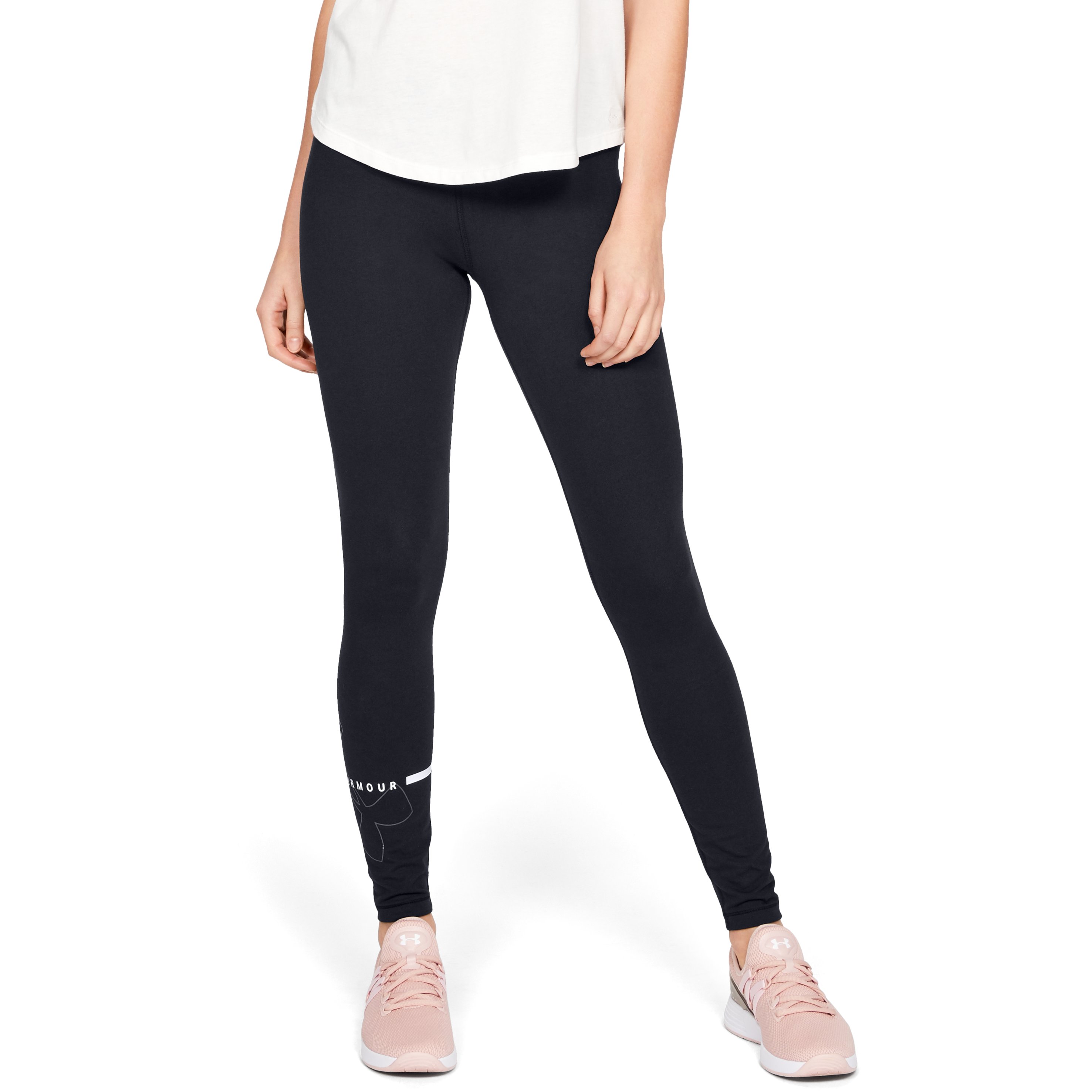 Легинсы Under Armour Favorite Big Logo Legging / Женский / MD / Черный photo 2