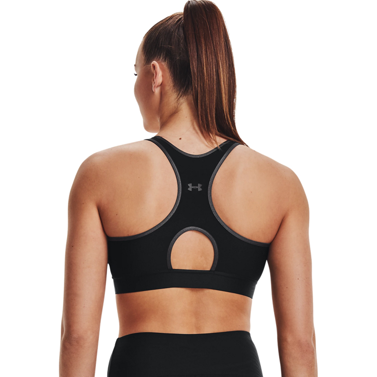 Bra sportive Under Armour MID KEYHOLE GRAPHIC / Femei / XS / Negru photo 5