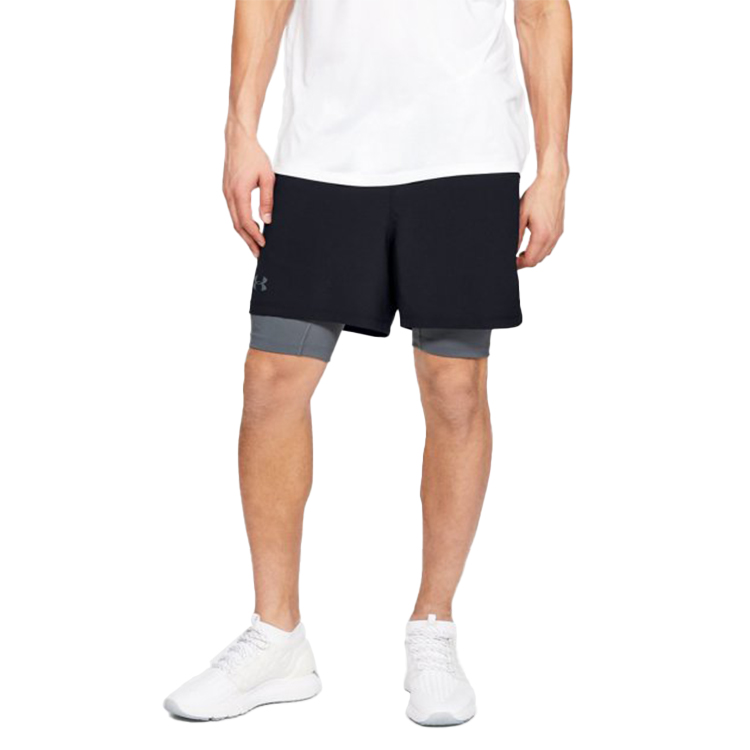 Sorti de bărbați Under Armour Qualifier 2-in-1 Short SM Negru photo 3