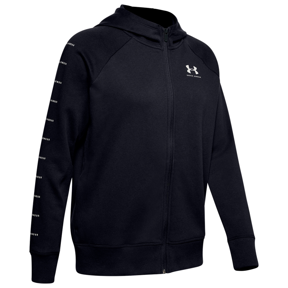  Under Armour RIVAL FLEECE SPORTSTYLE LC SLEEVE GRAPHIC FZ photo 