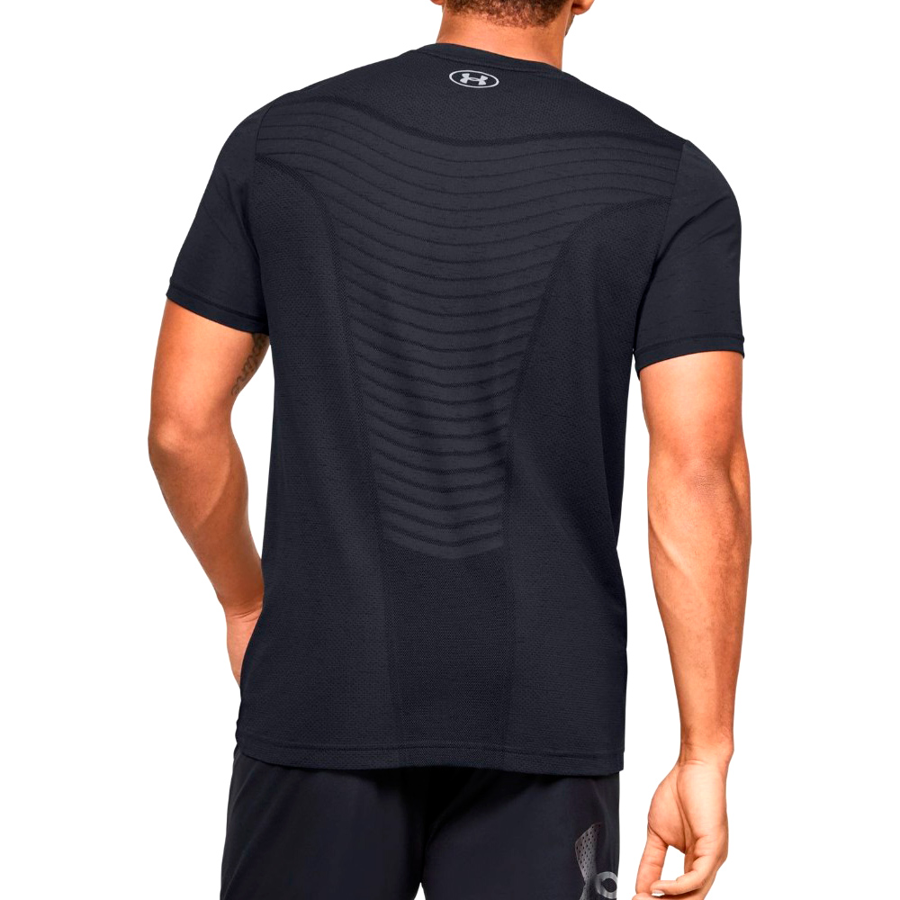 Tricou bărbătesc Under Armour UA Seamless Wave SS L Negru photo 2