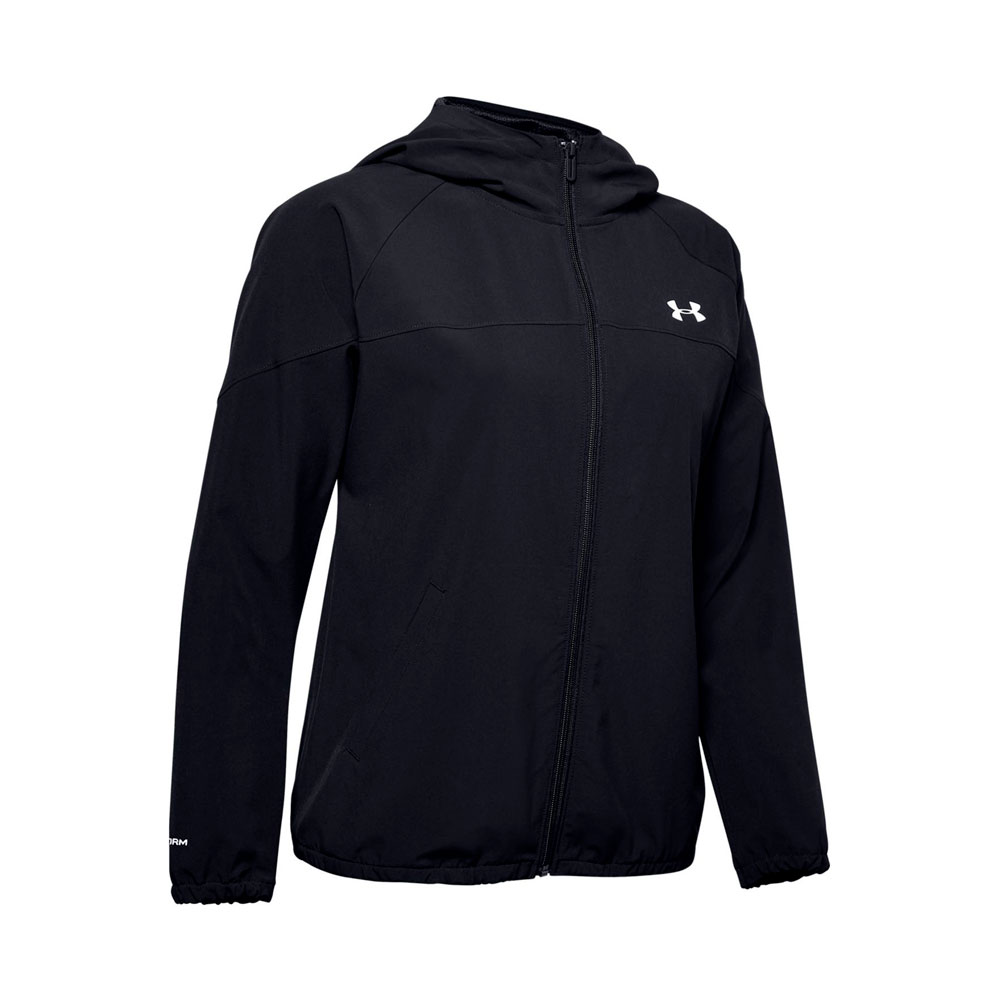 Hanorac Under Armour WOVEN HOODED JACKET / Femei / L / Negru photo 1 Hanorac Under Armour WOVEN HOODED JACKET / Femei / L / Negru photo 1