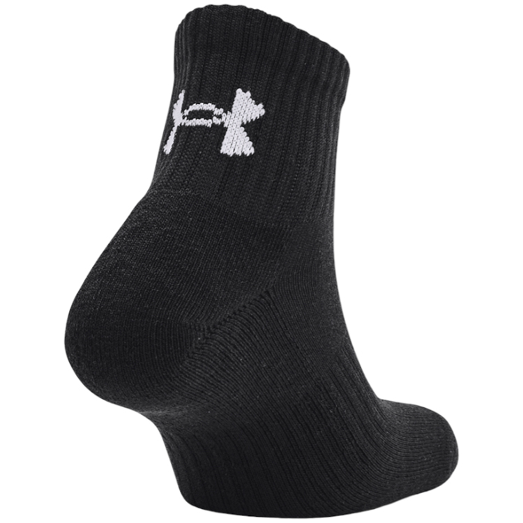 Носки Унисекс Under Armour UA Core Quarter 3pk L Черный photo 2
