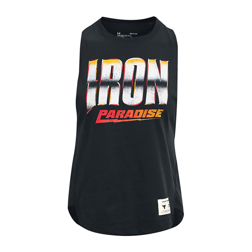 Maiou Under Armour UA PRJCT ROCK IRON TANK MD Negru Femei photo 1