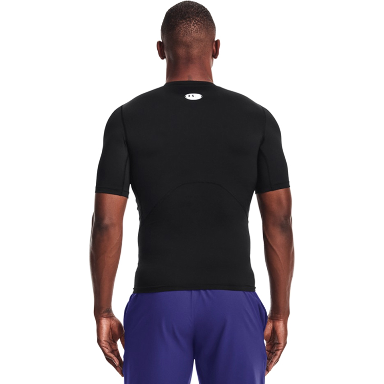 Tricou bărbătesc Under Armour UA HG Armour Comp SS L-T Negru photo 2