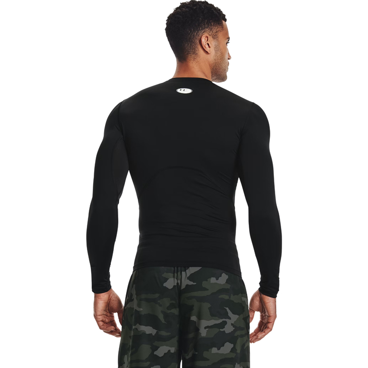 Hanorac pt bărbați Under Armour UA HG Armour Comp LS L Negru photo 4