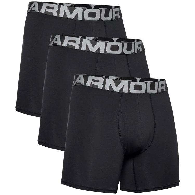 Трусы мужские боксер Under Armour UA Charged Cotton 6in 3 Pack photo 