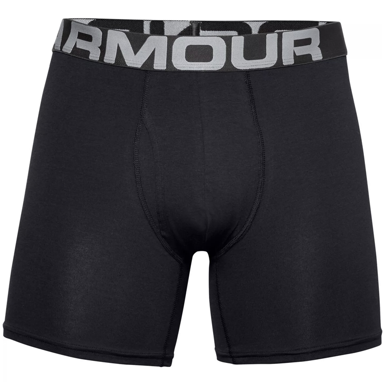 Boxeri Under Armour UA Charged Cotton 6in 3 Pack LG Negru Barbati photo 2
