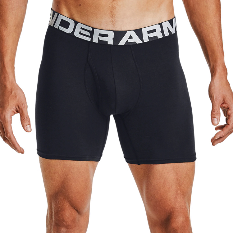 Boxeri Under Armour UA Charged Cotton 6in 3 Pack LG Negru Barbati photo 4
