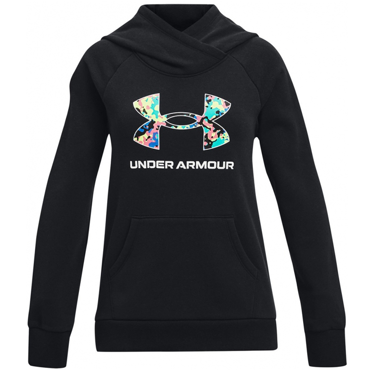 Hanorac Under Armour Rival Logo Hoodie / Femei / L / Negru photo 1 Hanorac Under Armour Rival Logo Hoodie / Femei / L / Negru photo 1