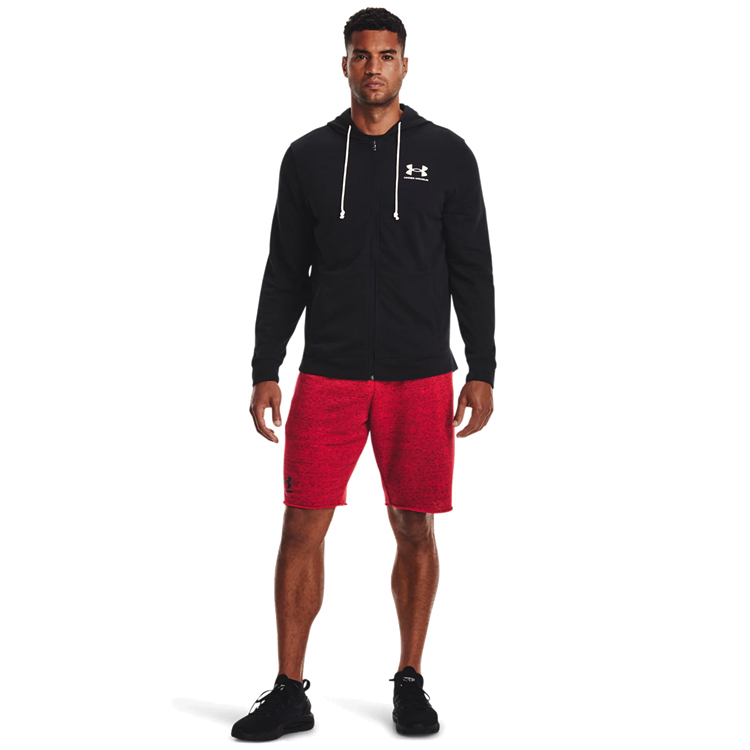 Hanorac pt bărbați Under Armour UA Rival Terry LC FZ L Negru photo 5