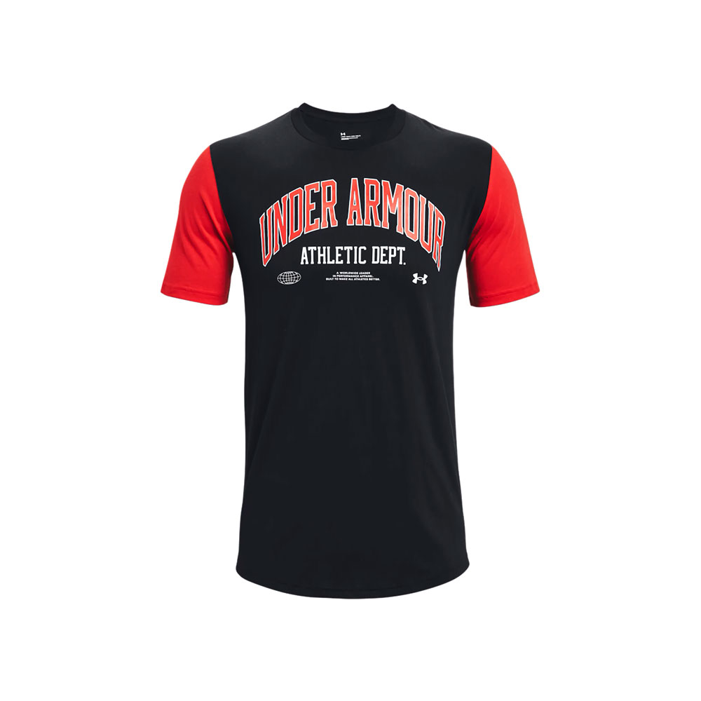 Tricou bărbătesc Under Armour UA ATH DEPT CLRBLK SS LG Negru photo 1 Tricou bărbătesc Under Armour UA ATH DEPT CLRBLK SS LG Negru photo 1