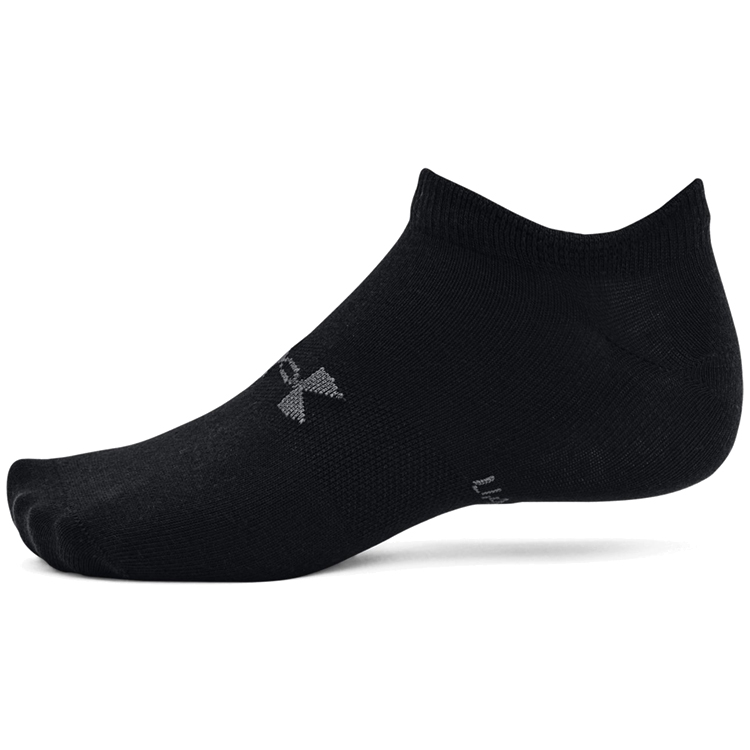 Носки Унисекс Under Armour UA Essential No Show 6pk L Черный photo 2