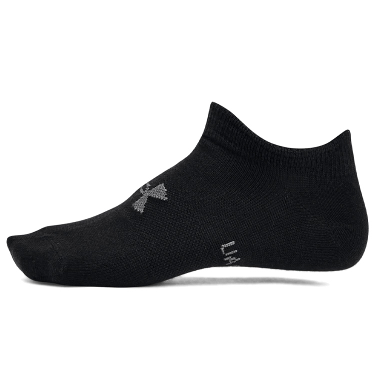 Носки Унисекс Under Armour UA Yth Essential No Show 6pk M Черный photo 3