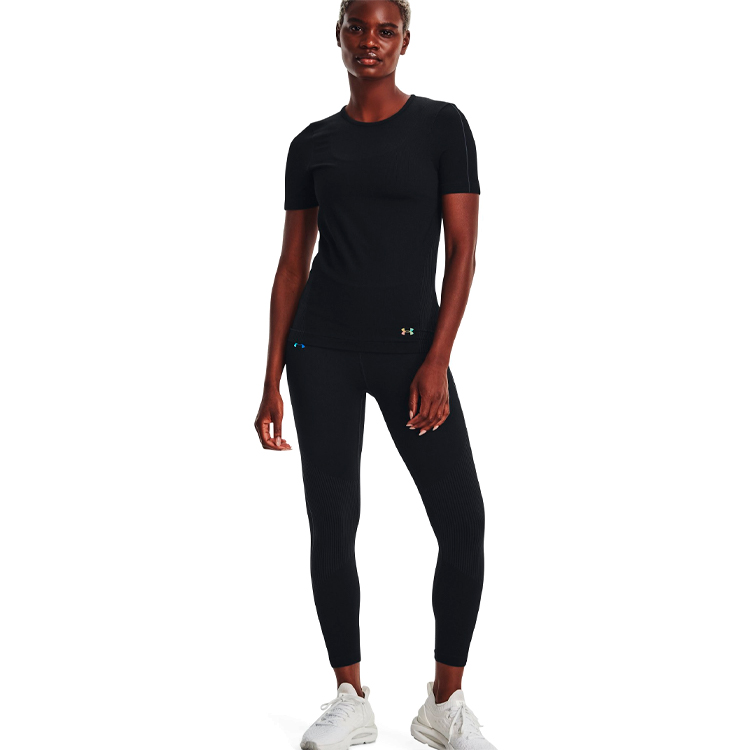 Tricou Under Armour UA W RUSH SEAMLESS SS / Femei / XS / Negru photo 3