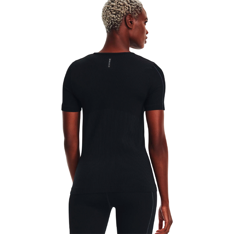 Tricou Under Armour UA W RUSH SEAMLESS SS / Femei / XS / Negru photo 4