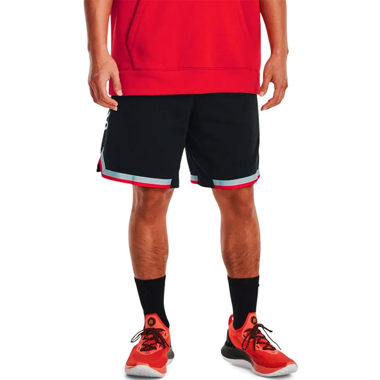 Sorti de bărbați Under Armour Curry Fleece 9 Short L Negru photo 3