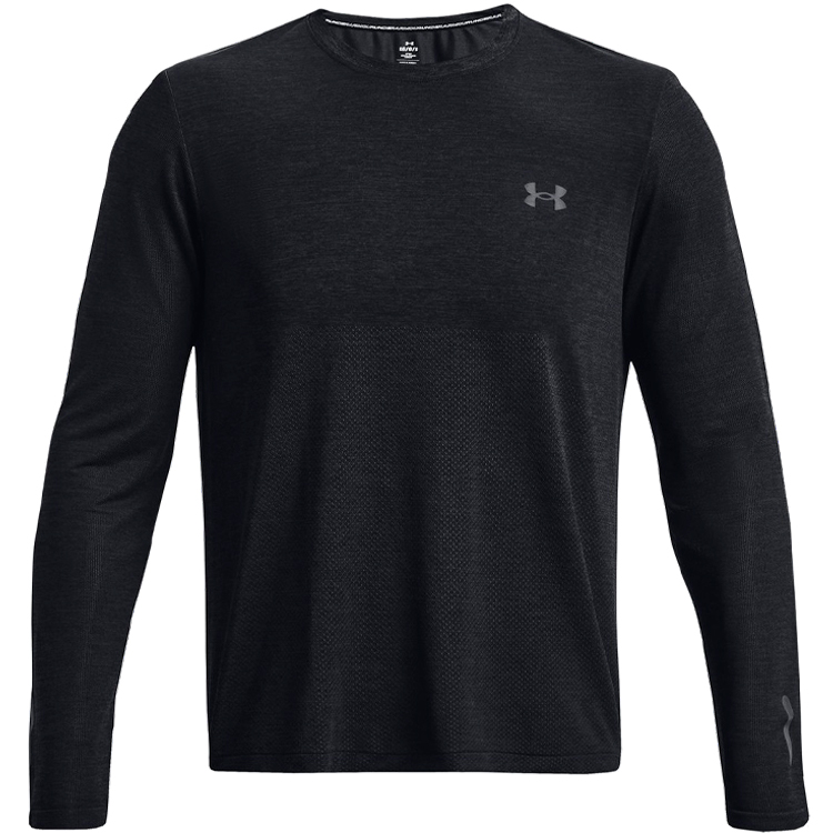 Hanorac pt bărbați Under Armour UA SEAMLESS STRIDE LS L Negru photo 1 Hanorac pt bărbați Under Armour UA SEAMLESS STRIDE LS L Negru photo 1