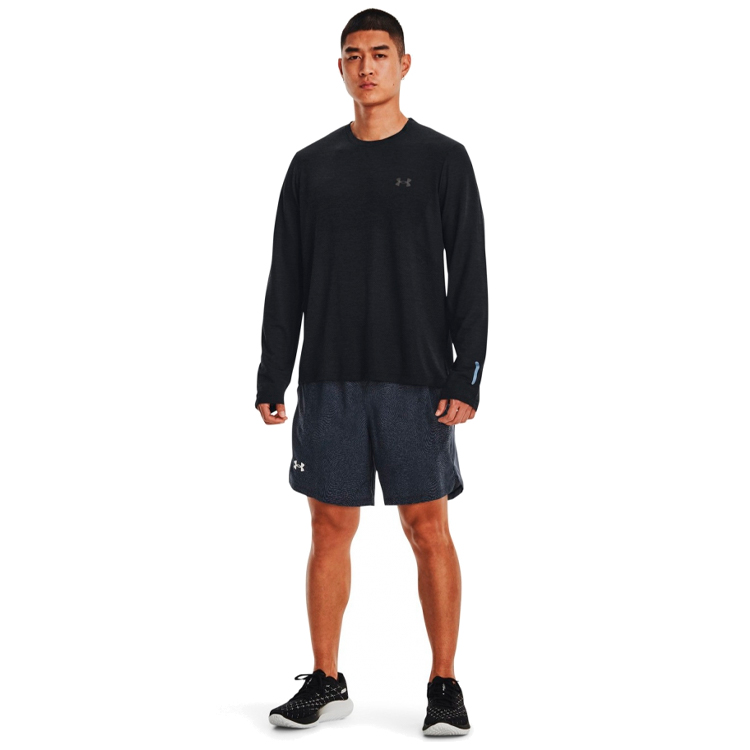 Hanorac pt bărbați Under Armour UA SEAMLESS STRIDE LS L Negru photo 4