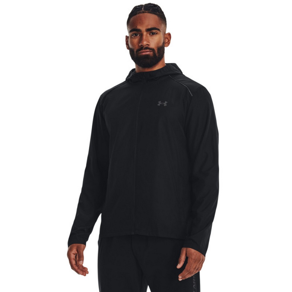 Jachetă Under Armour UA M STORM RUN HOODED JACKET L Negru pentru bărbați  photo 3