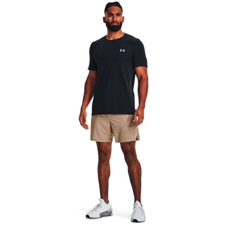 Футболка мужская Under Armour UA Seamless Grid SS 3XL Черный photo 5