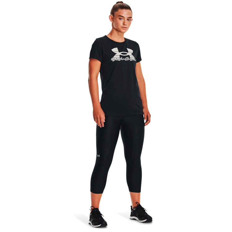 Футболка Under Armour UA Tech Solid Script SSC / Женский / XXL / Черный photo 5