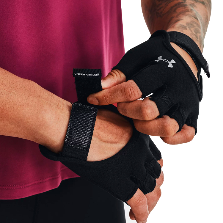 Перчатки для фитнеса  Under Armour UA Women Training Glove/1377798-001/Черный photo 3