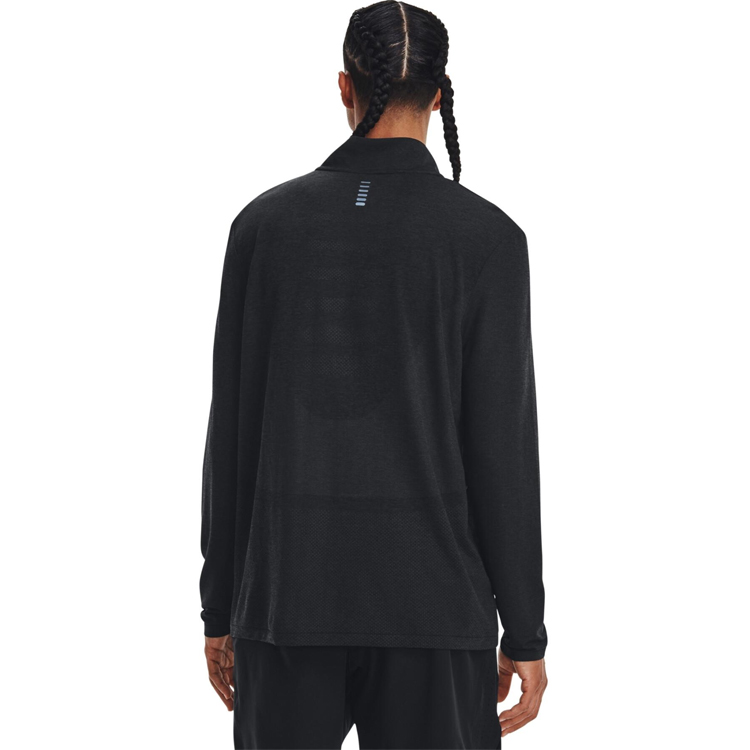 Hanorac pt bărbați Under Armour UA SEAMLESS STRIDE 1/4 ZIP L Negru photo 4