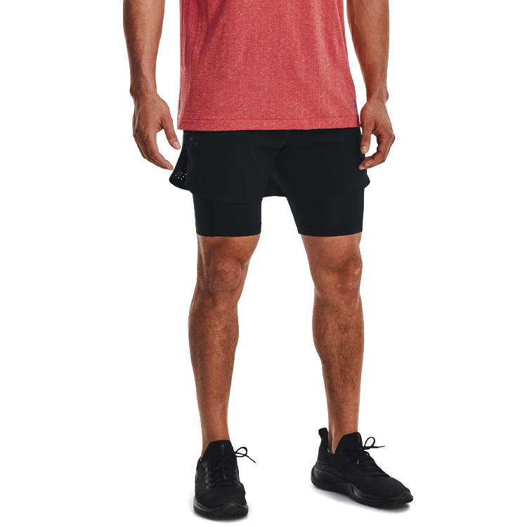 Sorti de bărbați Under Armour UA Peak Woven 2in1 Sts L Negru photo 3