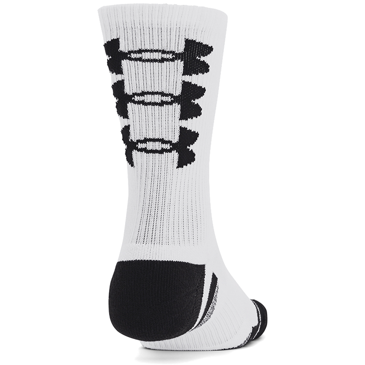 Носки Унисекс Under Armour UA Perf Tech Nov 3pk Crew L Белый photo 4