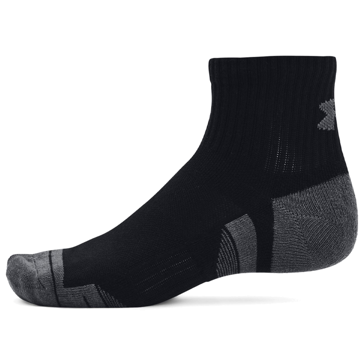 Носки Унисекс Under Armour UA Performance Cotton 3p Qtr L Черный photo 3